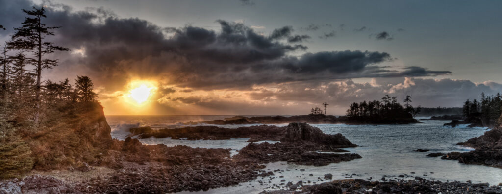 BC coastal scene