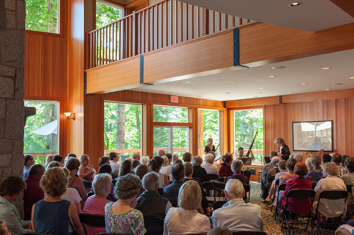 Classical music performance at Gowlland Harbour Resort